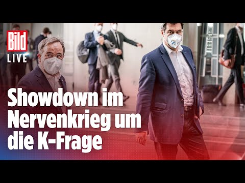 🔴 K-Frage-Krimi in der Union: So geht es jetzt weiter mit Laschet vs. Söder