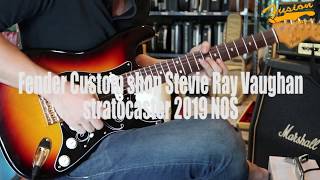 Video thumbnail for Fender Custom shop Stevie Ray Vaughan stratocaster 2019 Nos by Fusionmusic Studio