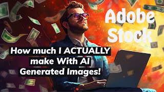 How much I actually made selling AI Generated Images on Stock Sites