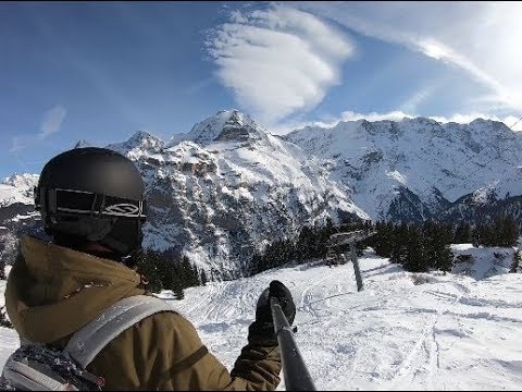 Snowboarding - Switzerland Schilthorn to Mürren 2019 | GoPro Hero7 Black
