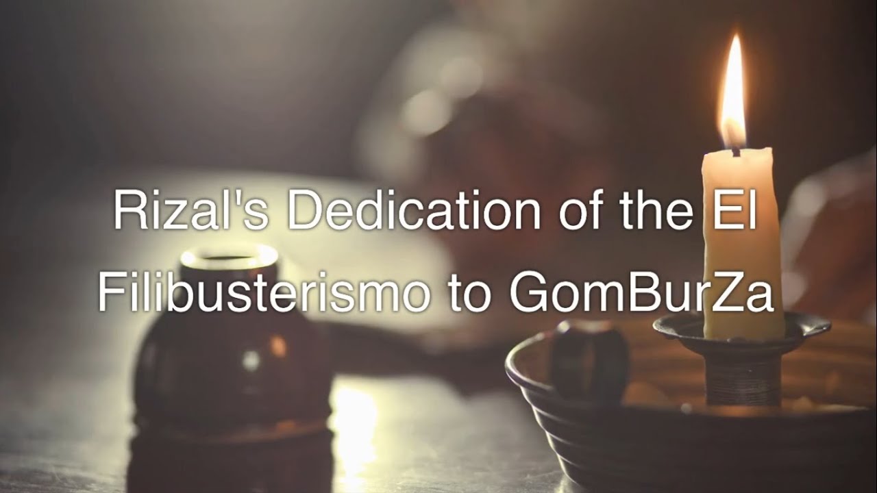 When did Rizal dedicate El Filibusterismo to GOMBURZA?