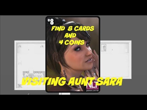 Visiting Sara Aunt Gameplay - Find 8 Cards and 4 Coins