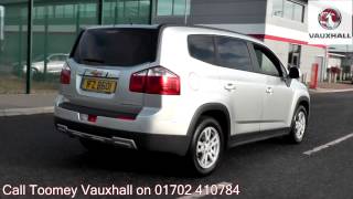 2012  Chevrolet Orlando  LT  1.8l Silver IFZ8601 for sale at Toomey Vauxhall Southend