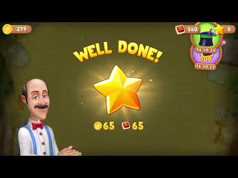 Gardenscapes Level 2352 With No Boosters - Sweets Collection: Cakes on the Roof