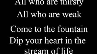 Kutless-All Who Are Thirsty (lyrics)