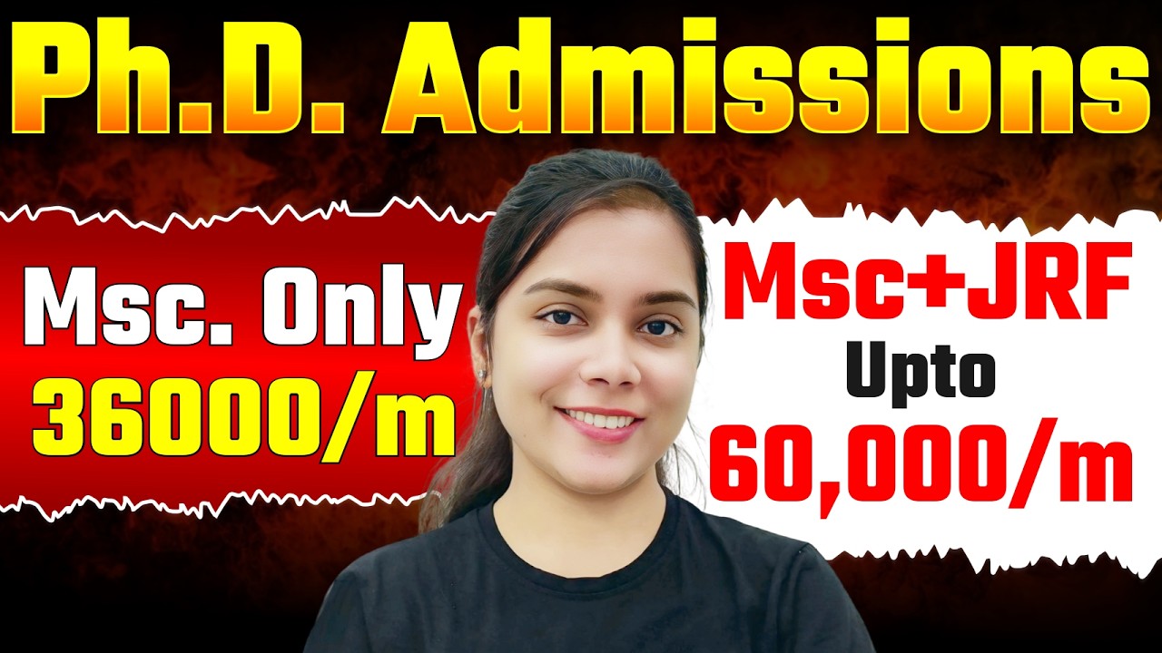 PhD Without NET/JRF? 💰 ₹36,000–₹60,000 Fellowship | SRM University