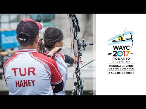 Mexico v Turkey – compound cadet mixed team gold final | Rosario 2017