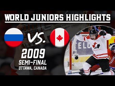 Russia vs. Canada | 2009 WJC Semi-Final | All Goals Highlights