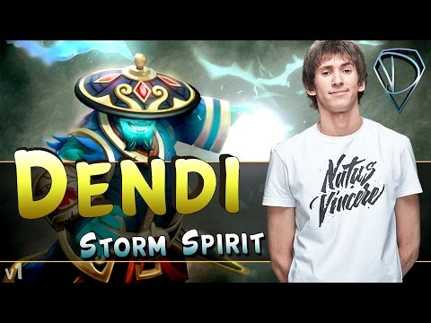 Dendi Storm Spirit Gameplay Highlights