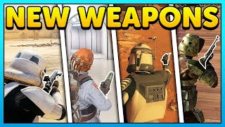NEW Star Wars Battlefront 2 Weapons Gameplay! (Blaster Mods + How To Unlock)