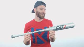 Video thumbnail: Marucci CAT 7 Silver -5 USSSA Baseball Bat: MSBC725S
