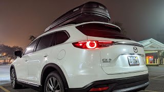 How to install Thule Pulse XL cargo box/carrier on Mazda CX-9
