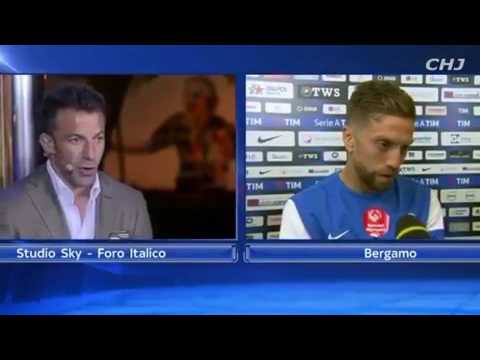 il papu si emoziona parlando con del Piero : "mi vergogno perché sei il mio idolo "