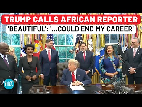 On Cam: Trump Calls African Reporter 'Beautiful' - 'Could End My Political Career…'| US| DRC| Rwanda