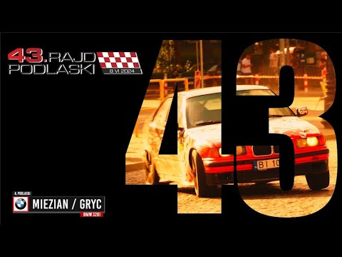 Miezian/Gryc - BMW 330Ti - 43 Rajd Podlaski 2024