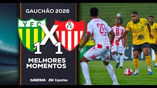 YPIRANGA 1x1 GUARANY DE BAGÉ | MELHORES MOMENTOS | GAUCHÃO | 15/01/2026