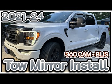 2021-2024 F150 Tow Mirror Swap & Install • 360 Camera + BLIS