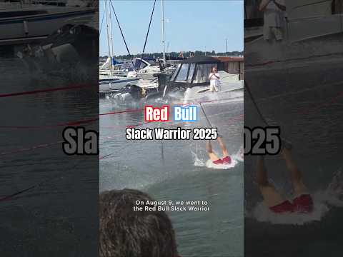 Crazy vibes at Red Bull Slack Warrior in Tallinn 🤩🌊 Would you dare to try it?#tallinn #extreme #life