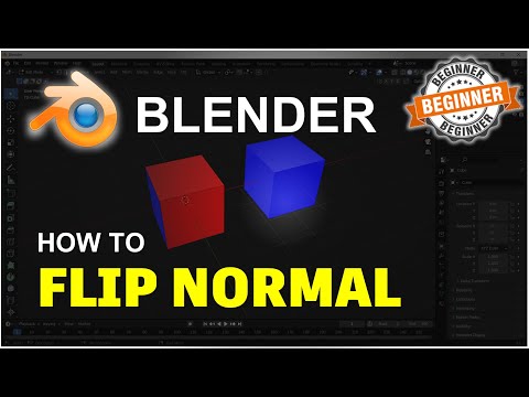 Blender How To Flip Normal Tutorial