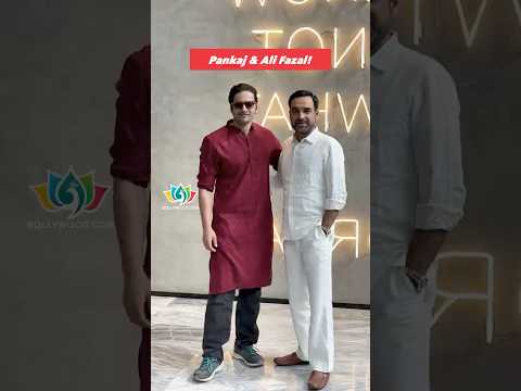 Actors Ali Fazal & Pankaj Tripathi spotted in Mumbai