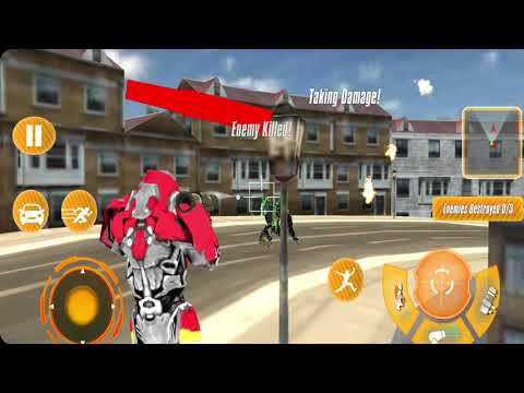 Flying Fire Truck Transform - Fire Truck Game -Android gameplay #4