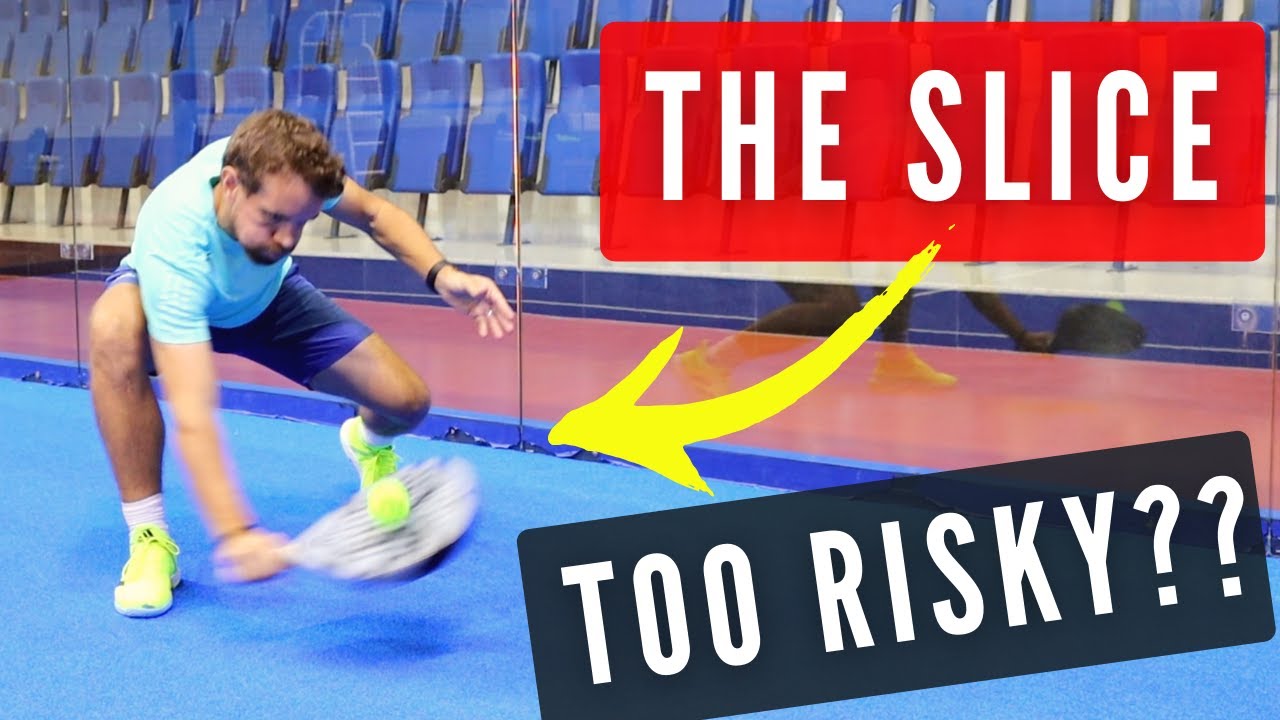 When to use slice from the back of the court
