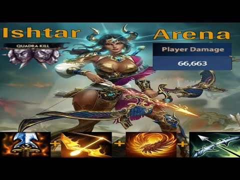 THIS GOD ALWAYS GIVES ME 60K+ DAMAGE! Smite Season 10 Ishtar Arena Gameplay