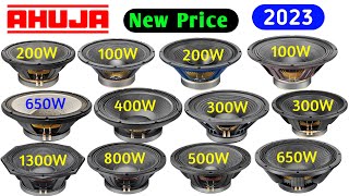 Ahuja All Modal 12/15/18 Inch Speaker New Price List 2023