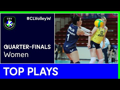 Top 5 Plays Quarter-Finals (Away Matches) - #CLVolleyW