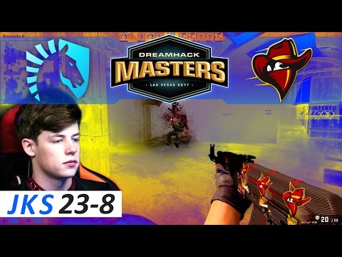 CSGO jks POV 23-8 vs Liquid (DreamHack Masters Las Vegas 2017 Qualifier)