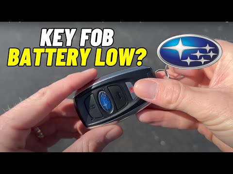 Subaru Key Fob Battery Replacement: Outback, Crosstrek, Forester, Impreza, WRX, Ascent
