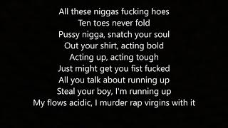 XXXTentacion -  Up Like an Insomniac (Lyrics)