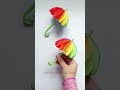 How To Make Beautiful Umbrella With Color Paper DIY Paper Umbralla Easy