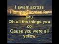 Coldplay-Yellow-Lyrics 