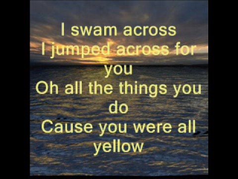 Coldplay-Yellow-Lyrics