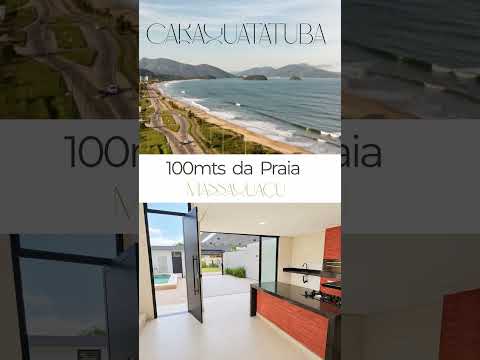Casa à Venda em Massaguaçu, Caraguatatuba | 3 Suítes, Piscina e 4 Vagas