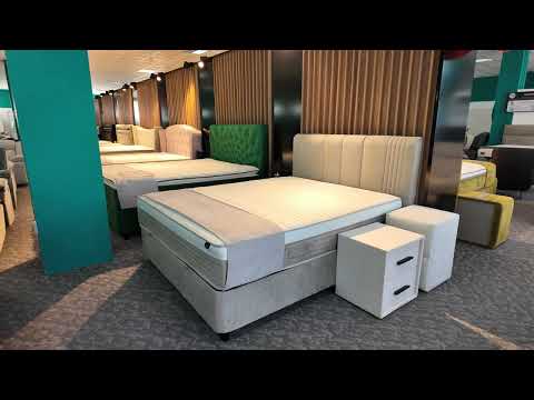 Set Pat Tapitat cu Saltea Belicia Bej, 180 x 200 1