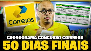 Como Fechar o Edital Concurso Correios em 50 Dias OU Menos