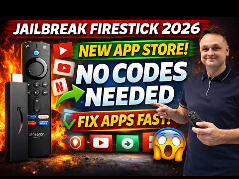 🔥 Jailbreak Firestick 2026 – New App Store, No Codes Needed (Fix Apps Fast)