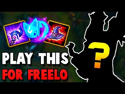 this champion is so FREELO when you play it adc.. - Challenger to RANK 1