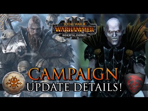 Vampire Counts & Norsca CAMPAIGN Mechanics Update! - IE Warhammer 3