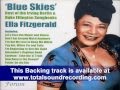 Blue Skies, Ella Fitzgerald backing track sample ...