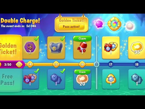 @Fishdom Level 10145 - Special Level 10147 Challenge. Double Charge Level 16 🔓