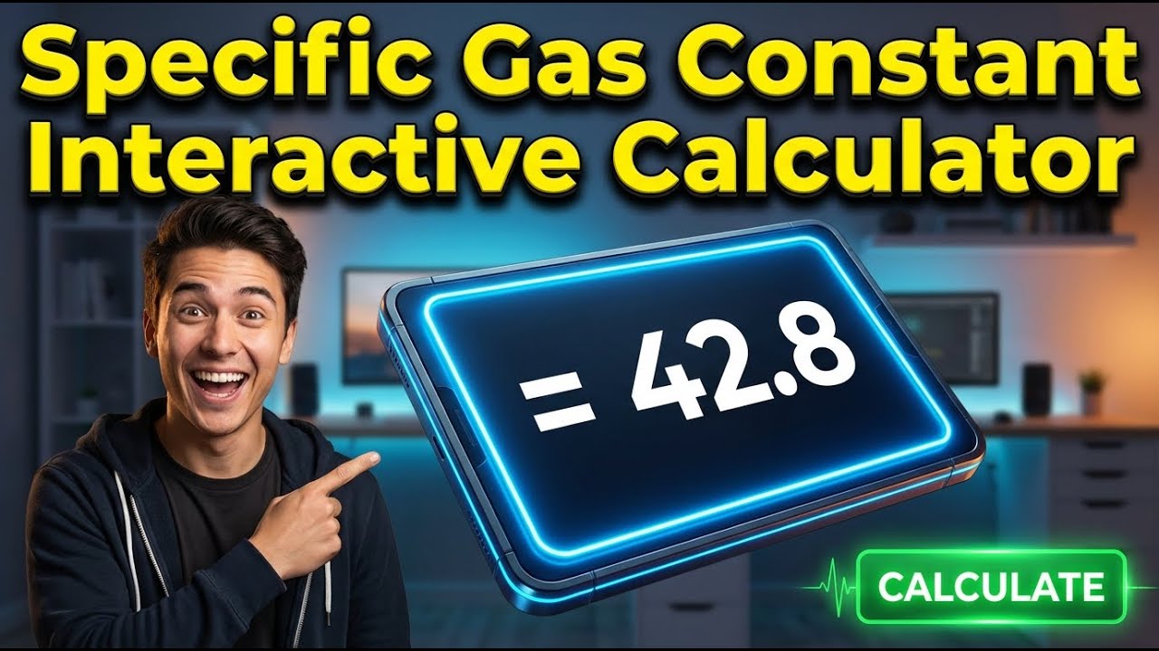 Specific Gas Constant Interactive Calculator