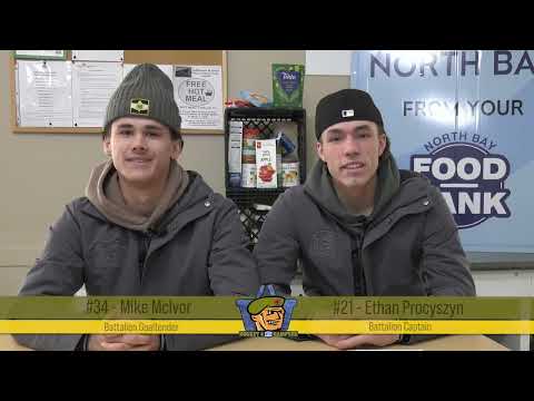 Hockey4Hampers with the North Bay Battalion
