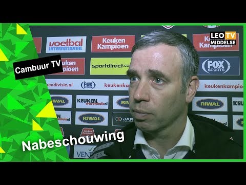 Nabeschouwing FC Dordrecht - SC Cambuur: René Hake