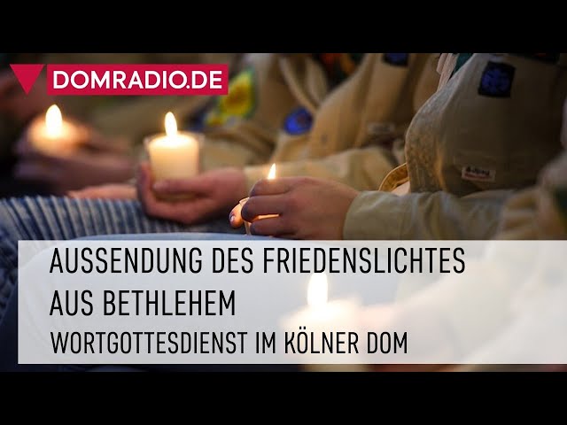 Aussendung des Friedenslichtes aus Bethlehem