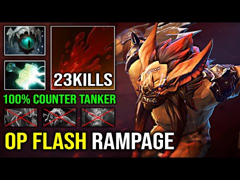 THE FLASH IS BACK 2x Double Rampage Super Speed 100% Counter Any Hero vs Huskar Carry Dota 2