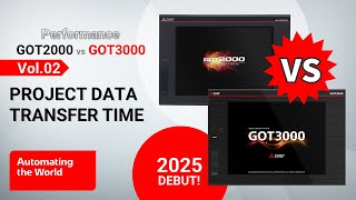 Performance GOT2000 vs GOT3000 Vol.02 PROJECT DATA TRANSFER TIME
