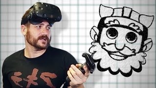 HOW TO DRAW YOGSCAST IN VR - Tilt Brush Gameplay